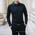 2020 wholesale Fashion branded Long Sleeve Shirt Men Slim Design Formal Casual Shirt Men